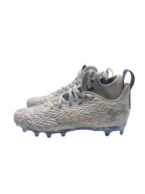 Under Armour 7.5 Clone Spotlight World Tour Football Cleats Size 10 White Multic
